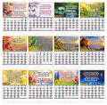12 Page Wall Calendar 15x20 - English & Hindi